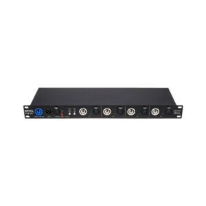 מפצל חשמל ו-DMX Botex לראק 19 אינץ׳ – כניסה אחת ל-4 יציאות, Power Twist, תומך RDM
