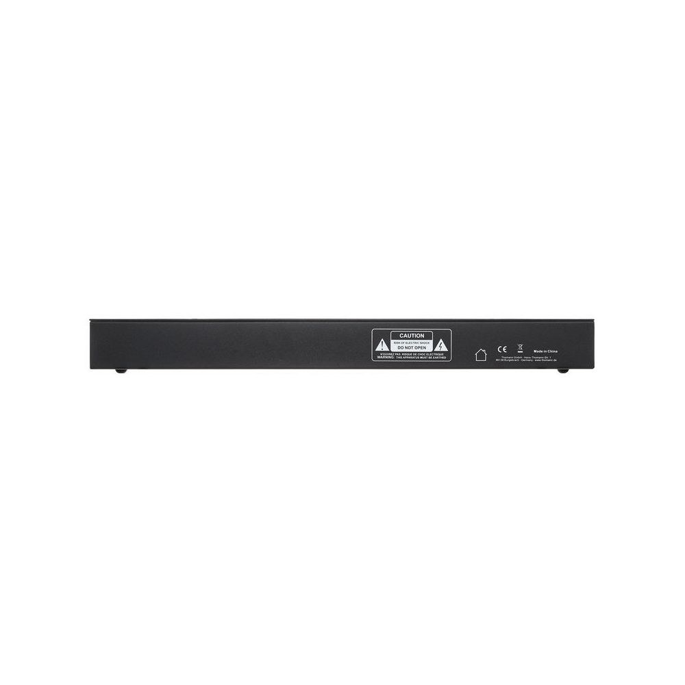 מפצל חשמל ו-DMX Botex לראק 19 אינץ׳ – כניסה אחת ל-4 יציאות, Power Twist, תומך RDM 6 מפצל החשמל וה-DMX – מפצל DMX וחשמל, תמונה 6