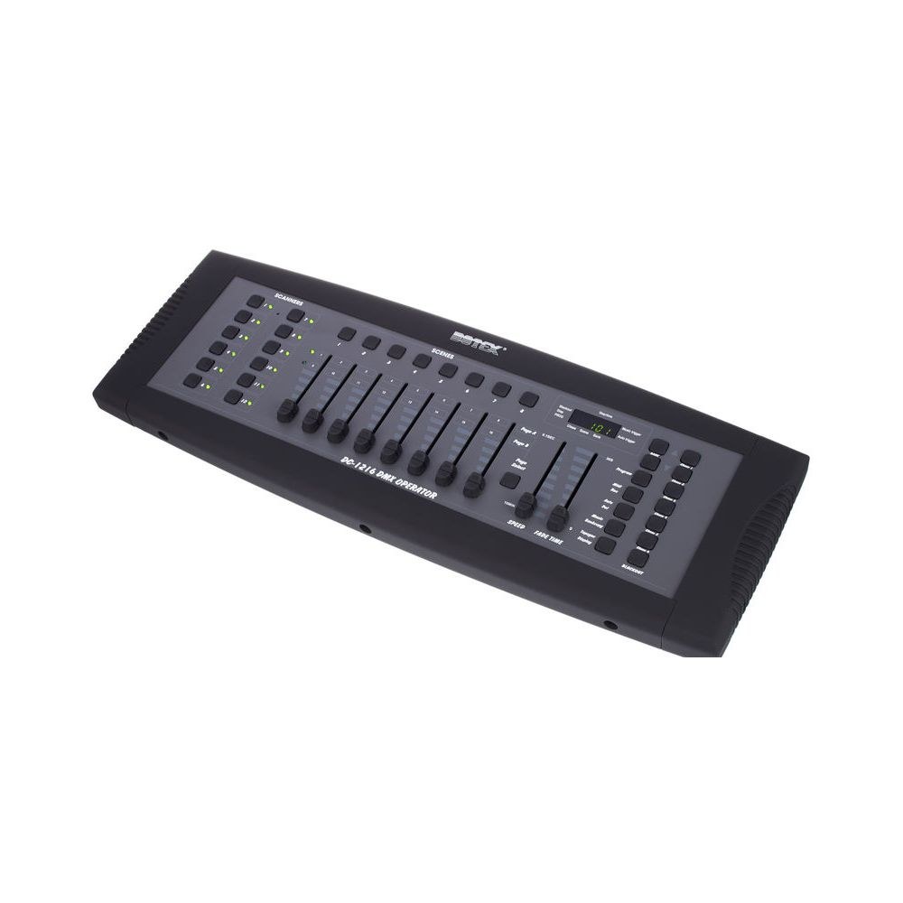 בקר DMX Botex ל-12 גופי תאורה – 16 ערוצים לכל גוף, 240 סצנות, 6 צ׳ייסים, שליטה לפי מוזיקה, ראק 3U 1 בקר DMX Botex ל-12 גופי תאורה – 16 ערוצים לכל גוף, 240 סצנות, 6 צ׳ייסים, שליטה לפי מוזיקה, ראק 3U