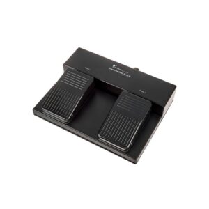בקר DMX רגלי Stairville עם 2 פדלים – 40 פריסטים, פלאש או הדלקה קבועה, פייד מתכוונן, תצוגת OLED