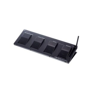 מתג רגל אלחוטי Stairville לסטי תאורת CLB – 2.4GHz, 4 פונקציות, כולל ספק כוח