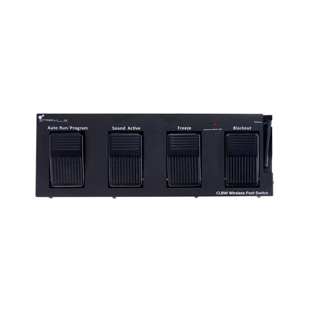 מתג רגל אלחוטי Stairville לסטי תאורת CLB – 2.4GHz, 4 פונקציות, כולל ספק כוח 5 מתג הרגל האלחוטי לסטי התאורה – מתג רגל אלחוטי לתאורה, תמונה 5