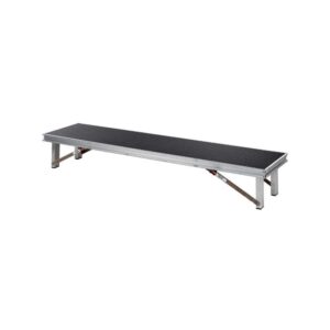 במה מתקפלת צרה Stageworx Element Optimus 35×140 ס״מ, גובה 20 ס״מ – רגליים מובנות, 500 ק״ג למ״ר