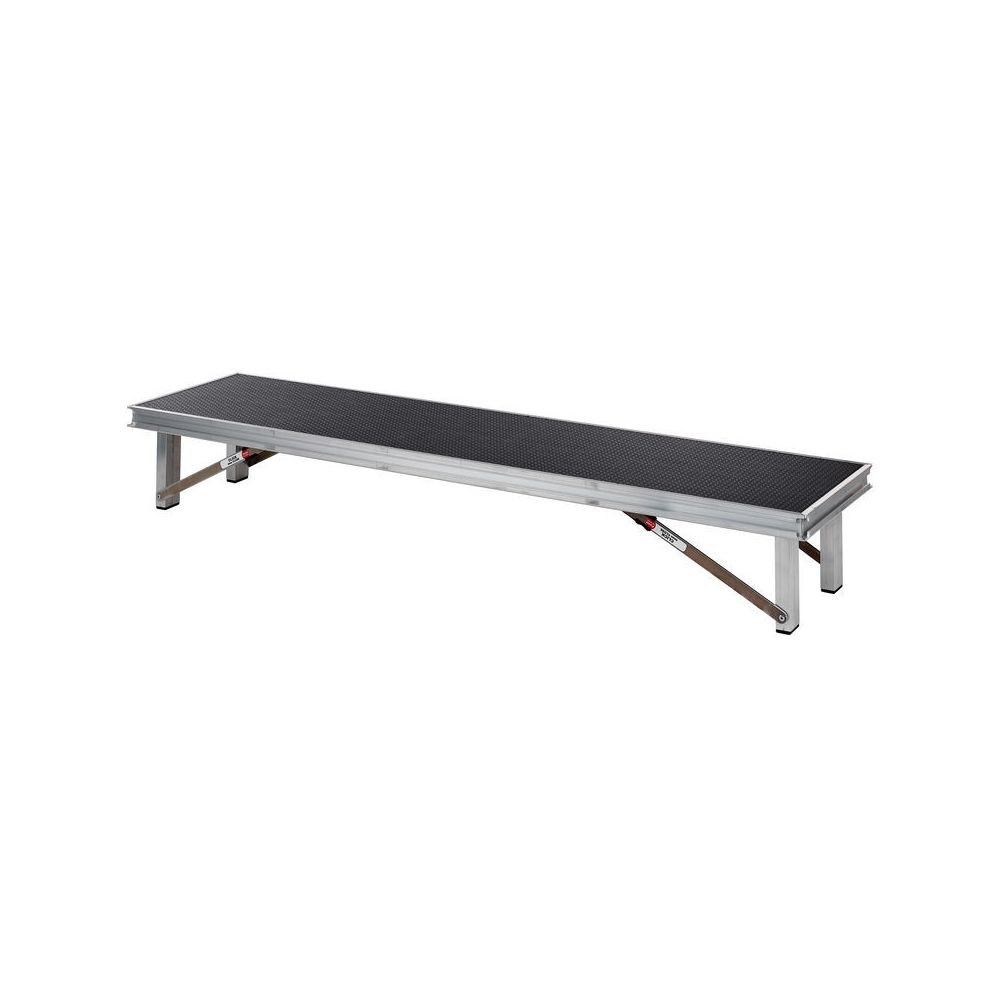 במה מתקפלת צרה Stageworx Element Optimus 35×140 ס״מ, גובה 20 ס״מ – רגליים מובנות, 500 ק״ג למ״ר 1 במה מתקפלת צרה Stageworx Element Optimus 35×140 ס״מ, גובה 20 ס״מ – רגליים מובנות, 500 ק״ג למ״ר
