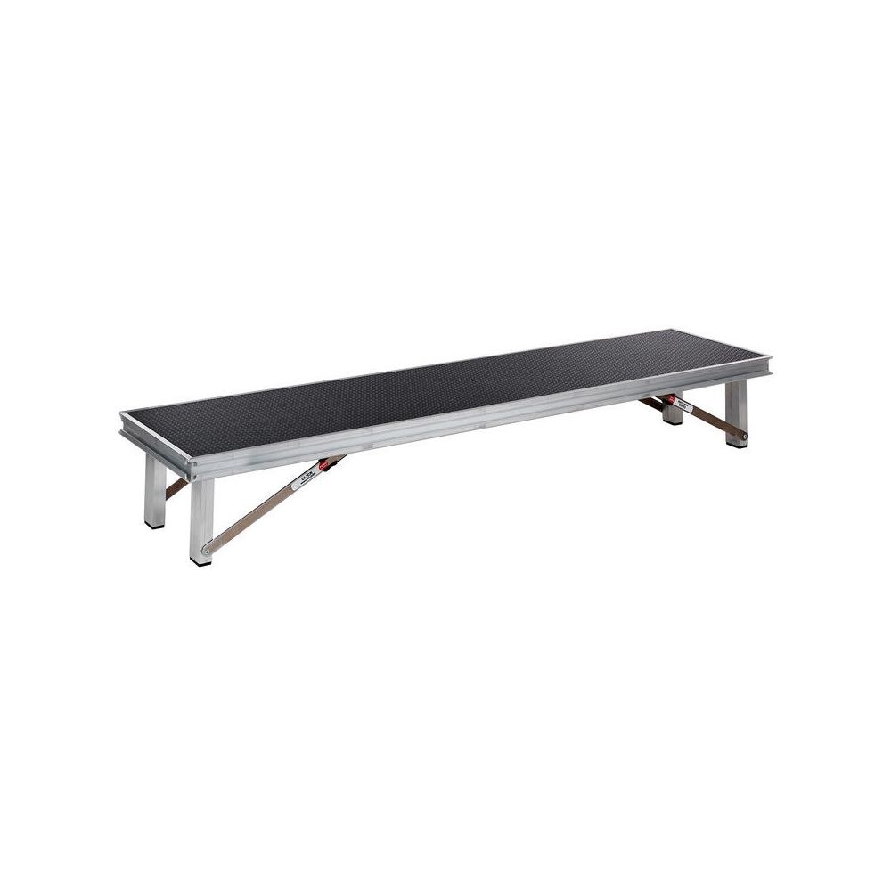 במה מתקפלת צרה Stageworx Element Optimus 35×140 ס״מ, גובה 20 ס״מ – רגליים מובנות, 500 ק״ג למ״ר 3 הבמה הצרה בגובה 20 – במה מתקפלת, תמונה 3