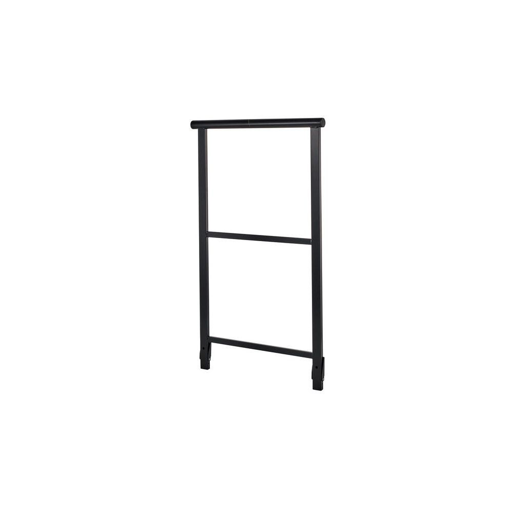 מעקה לבמה Stageworx Optimus 0.7 מ׳ – גובה 100 ס״מ, מוט ברכיים ופס רגל, פלדה שחורה 1 מעקה לבמה Stageworx Optimus 0.7 מ׳ – גובה 100 ס״מ, מוט ברכיים ופס רגל, פלדה שחורה