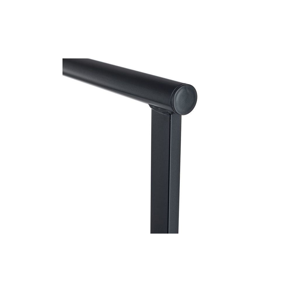 מעקה לבמה Stageworx Optimus 0.7 מ׳ – גובה 100 ס״מ, מוט ברכיים ופס רגל, פלדה שחורה 5 מעקה ה-Optimus הקצר – מעקה לבמה, תמונה 5
