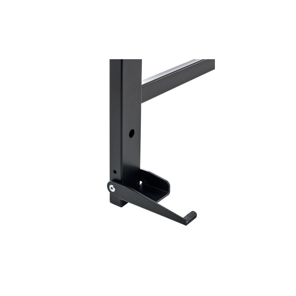מעקה לבמה Stageworx Optimus 0.7 מ׳ – גובה 100 ס״מ, מוט ברכיים ופס רגל, פלדה שחורה 7 מעקה ה-Optimus הקצר – מעקה לבמה, תמונה 7