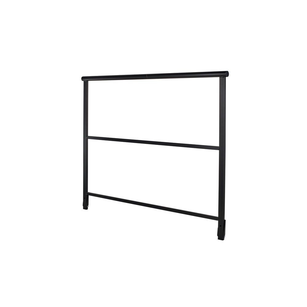 מעקה לבמה Stageworx Optimus 1.4 מ׳ – גובה 100 ס״מ, מוט ברכיים ופס רגל, פלדה שחורה 1 מעקה לבמה Stageworx Optimus 1.4 מ׳ – גובה 100 ס״מ, מוט ברכיים ופס רגל, פלדה שחורה