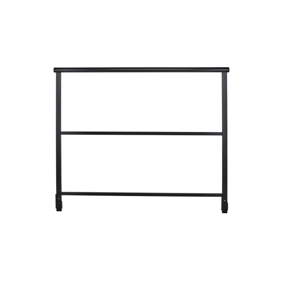 מעקה לבמה Stageworx Optimus 1.4 מ׳ – גובה 100 ס״מ, מוט ברכיים ופס רגל, פלדה שחורה 4 מעקה ה-Optimus – מעקה לבמה, תמונה 4