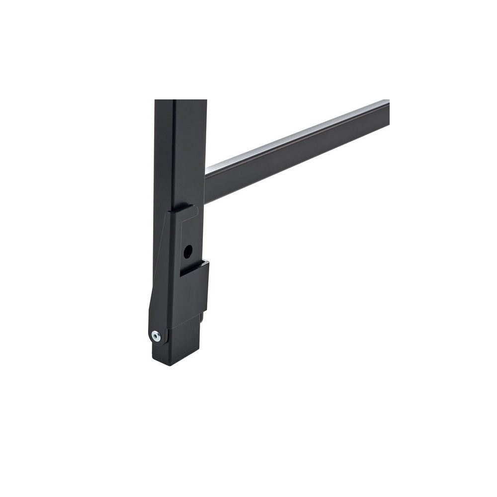 מעקה לבמה Stageworx Optimus 1.4 מ׳ – גובה 100 ס״מ, מוט ברכיים ופס רגל, פלדה שחורה 6 מעקה ה-Optimus – מעקה לבמה, תמונה 6