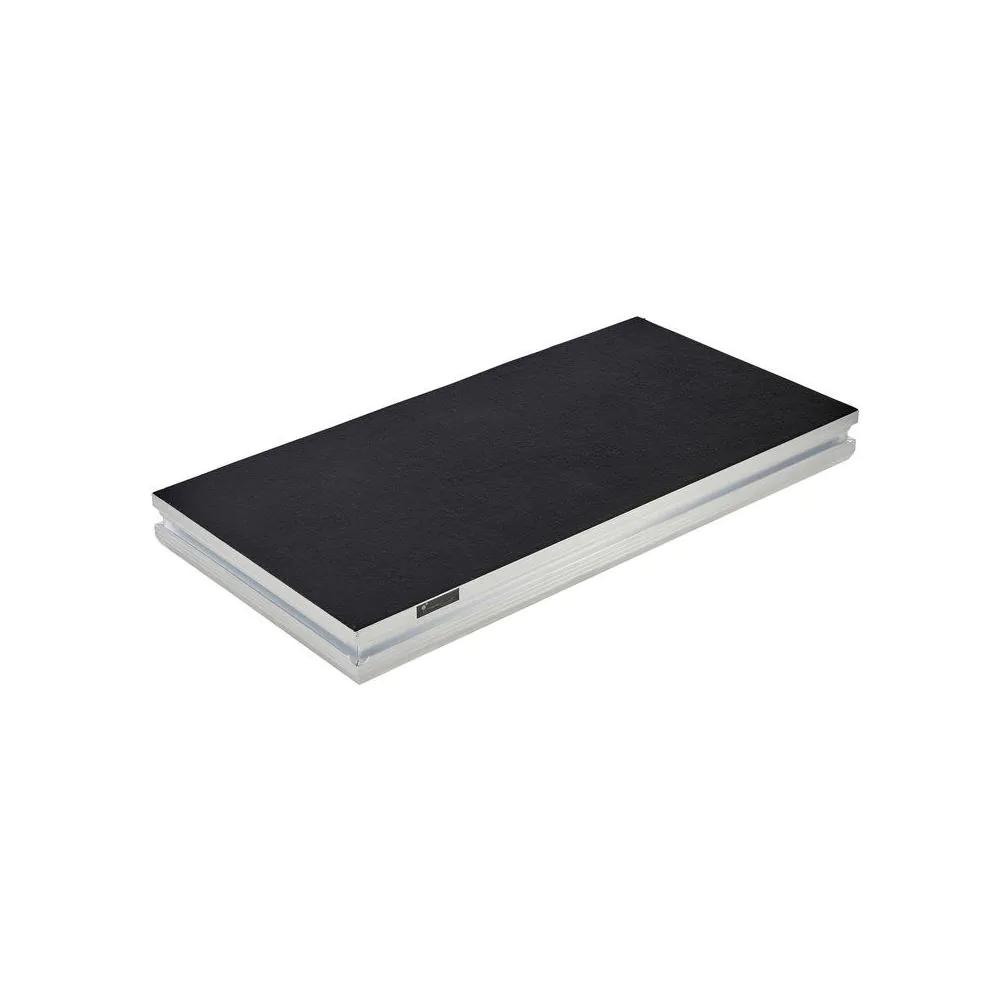 פלטת במה מקצועית Stairville 1×0.5 מ׳ עם שטיח – עד 750 ק״ג למ״ר, השלמה לבמת תופים 2 פלטת הבמה 1×0.5 עם השטיח – פלטת במה, תמונה 2
