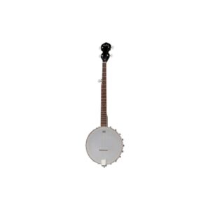 בנג׳ו 5 מיתרים Harley Benton בגב פתוח (Open Back) – חישוק מהגוני, עור Remo, 22 סריגים, טבעי (יבוא בלעדי)