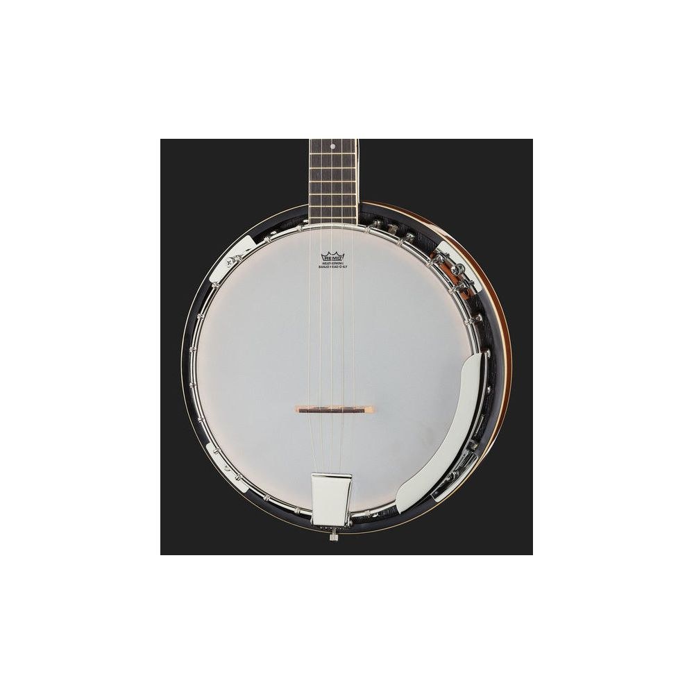 בנג׳ו 5 מיתרים לשמאליים Harley Benton – סדרת Bluegrass, עור Remo, 24 ברגים (יבוא בלעדי) 4 הבנג׳ו לשמאליים – בנג׳ו, תמונה 4