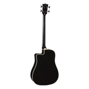 גיטרה בס אקוסטית מוגברת שחורה EKO NXT B100e See Through Black – סקאלה 34 אינץ׳