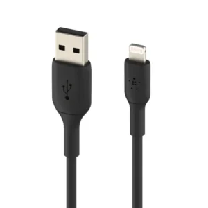 כבל טעינה וסנכרון Lightning ל-USB-A באורך 1 מטר Belkin BoostCharge CAA001 – מאושר MFi למכשירי Apple