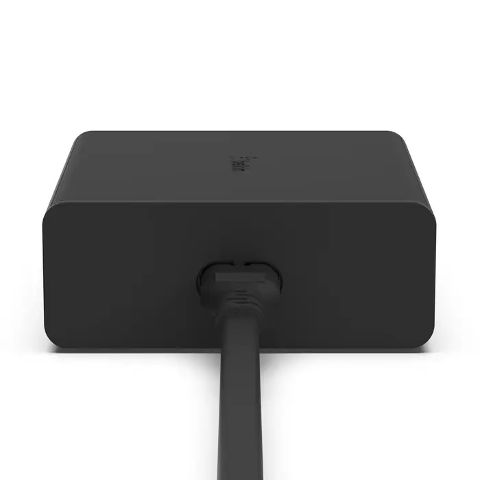 מטען GaN שולחני Belkin BoostCharge Pro 108W – 4 יציאות USB-C ו-USB-A לטעינת מחשב נייד וטלפונים 4 Belkin BoostCharge Pro 108W מטען GaN 4