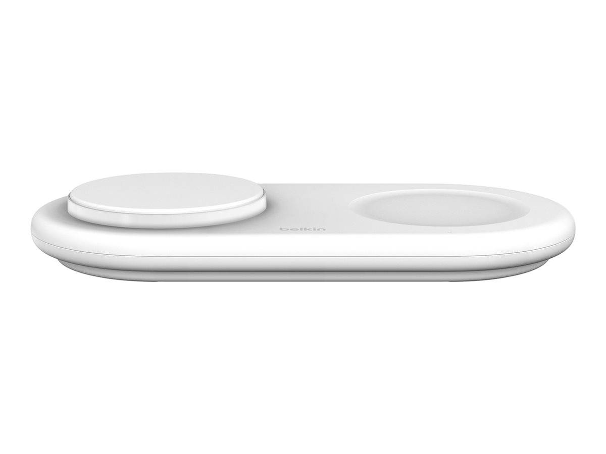 משטח טעינה אלחוטי 2 ב-1 Belkin BoostCharge Pro Qi2 15W – לאייפון ול-AirPods, עם יציאת USB-C נוספת 2 Belkin BoostCharge Pro 2 ב-1 משטח טעינה אלחוטי 2