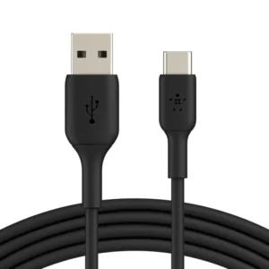 כבל טעינה וסנכרון USB-C ל-USB-A באורך 3 מטר Belkin CAB001 – מאושר USB-IF, לבית, למשרד ולדרכים