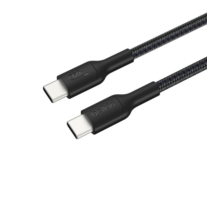 כבל גיימינג קלוע USB-C ל-USB-C Belkin ENA008 – טעינה מהירה 60W, אורך 2 מטר, מותאם ל-Nintendo Switch 2 3 Belkin ENA008 כבל USB-C גיימינג 3