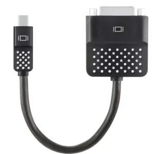 מתאם Belkin F2CD029 מ-Mini DisplayPort ל-DVI – לחיבור MacBook למסך גדול או למקרן באיכות 1080p