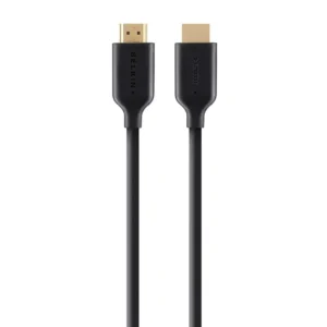 כבל HDMI עם Ethernet באורך 5 מטר Belkin F3Y021 – תמיכה ב-4K ו-3D, מחברים בציפוי זהב 24 קראט