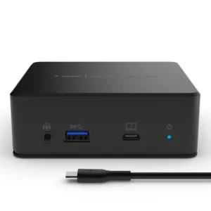תחנת עגינה USB-C לשני מסכים Belkin INC002 – טכנולוגיית DisplayLink, טעינת 85W ושתי יציאות HDMI