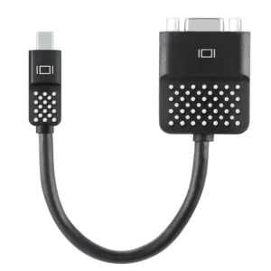 מתאם Belkin Mini DisplayPort ל-VGA – חיבור MacBook למסך או למקרן, כבל גמיש ועמיד למתיחה