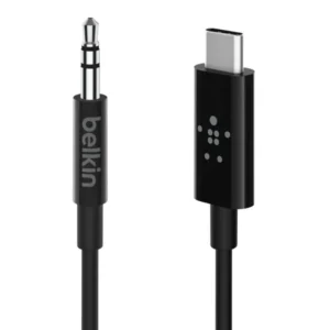 Belkin RockStar F7U079 כבל אודיו USB-C ל-3.5 מ״מ