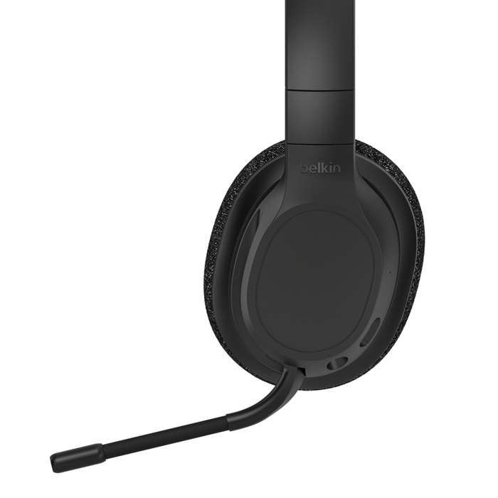 אוזניות Over-Ear אלחוטיות Belkin SoundForm Adapt עם מיקרופון בום Flip-to-Mute – Multipoint ועד 65 שעות 2 Belkin SoundForm Adapt אוזניות Over-Ear עם מיקרופון 2