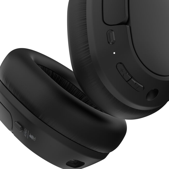 אוזניות קשת אלחוטיות Belkin SoundForm Isolate עם ANC היברידי – עד 60 שעות סוללה, Bluetooth 5.4 ו-Multipoint 3 Belkin SoundForm Isolate אוזניות קשת עם ANC 3