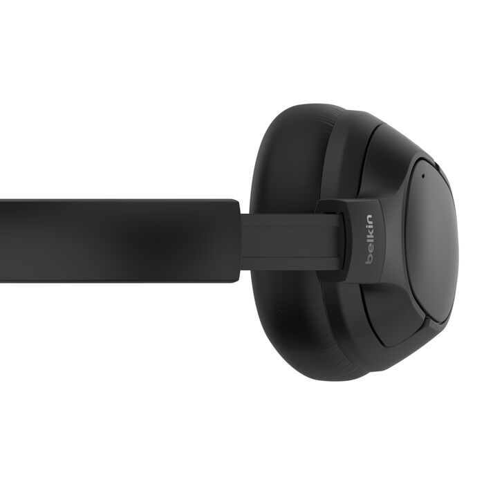 אוזניות קשת אלחוטיות Belkin SoundForm Isolate עם ANC היברידי – עד 60 שעות סוללה, Bluetooth 5.4 ו-Multipoint 4 Belkin SoundForm Isolate אוזניות קשת עם ANC 4