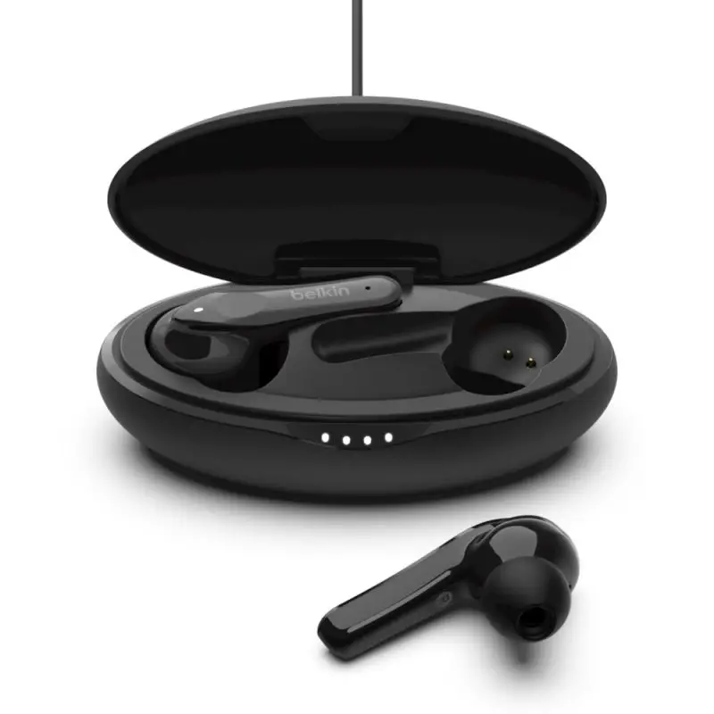 אוזניות אלחוטיות Belkin SoundForm Move Plus – עד 24 שעות, IPX5 וקייס עם טעינה אלחוטית 1 Belkin SoundForm Move Plus אוזניות אלחוטיות