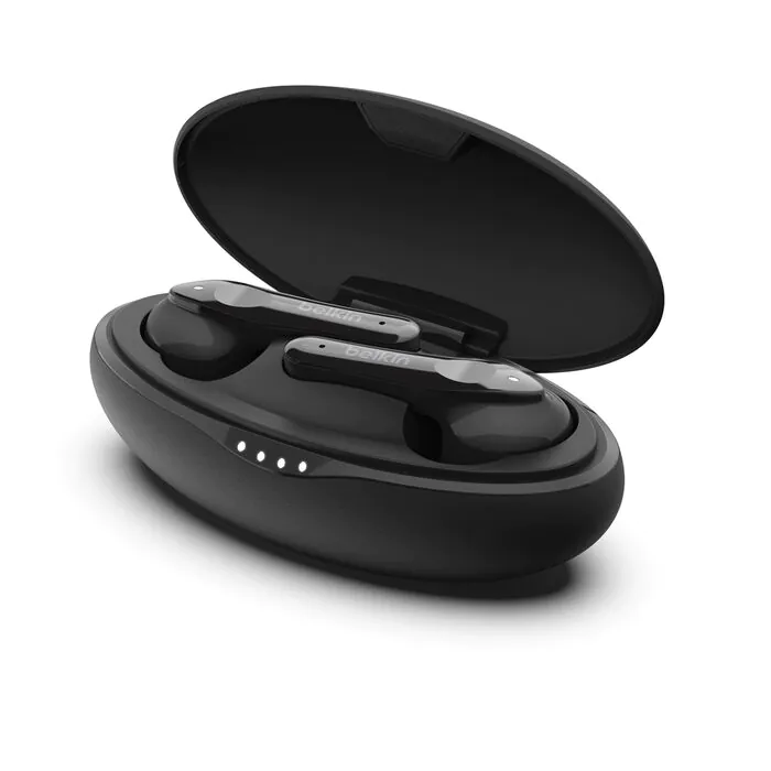 אוזניות אלחוטיות Belkin SoundForm Move Plus – עד 24 שעות, IPX5 וקייס עם טעינה אלחוטית 2 Belkin SoundForm Move Plus אוזניות אלחוטיות 2