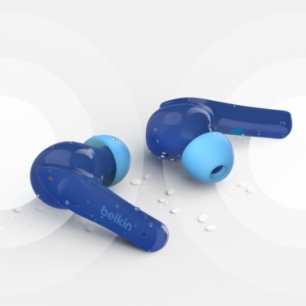 אוזניות TWS לילדים Belkin SoundForm Nano – הגבלת עוצמה ל-85dB, עמידות IPX5 ועד 24 שעות עם המארז 3 Belkin SoundForm Nano אוזניות TWS לילדים 3