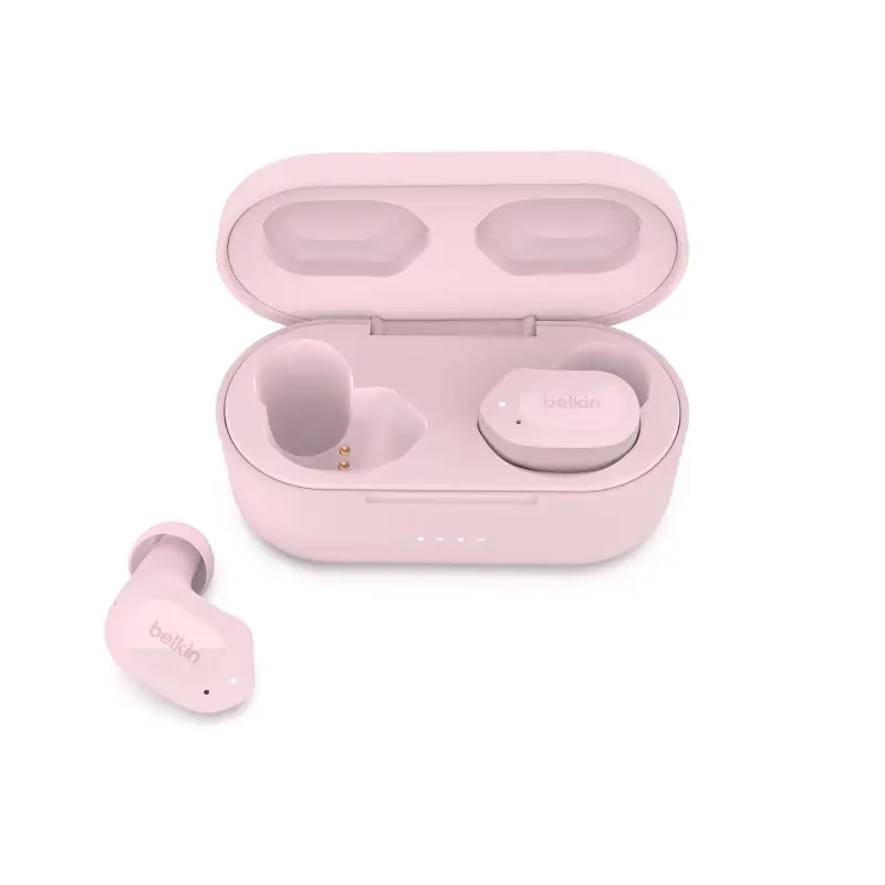 אוזניות TWS אלחוטיות Belkin SoundForm Play – עד 38 שעות, עמידות IPX5, 3 מצבי EQ ו-Bluetooth 5.2 1 Belkin SoundForm Play אוזניות TWS