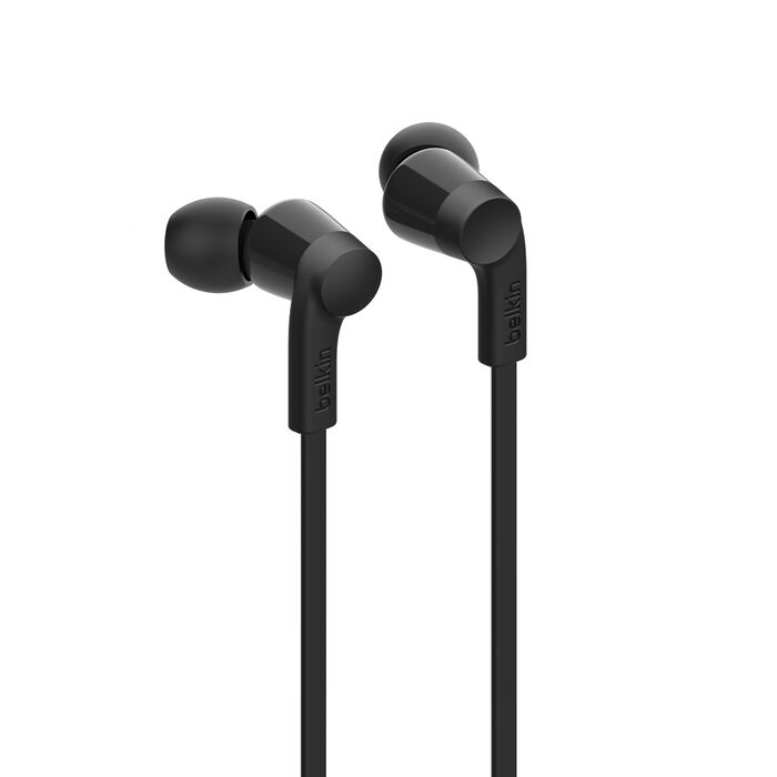 אוזניות חוטיות USB-C Belkin SoundForm Earbuds – מיקרופון מובנה, הגבלת עוצמה ל-85dB ו-IPX5 2 Belkin SoundForm Earbuds USB-C אוזניות חוטיות 2