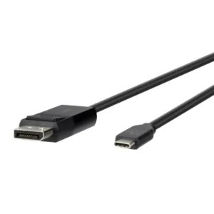 כבל Belkin USB-C ל-DisplayPort באורך 1.8 מטר – תמיכה ב-4K@60Hz וחיבור Plug & Play ללא התקנה