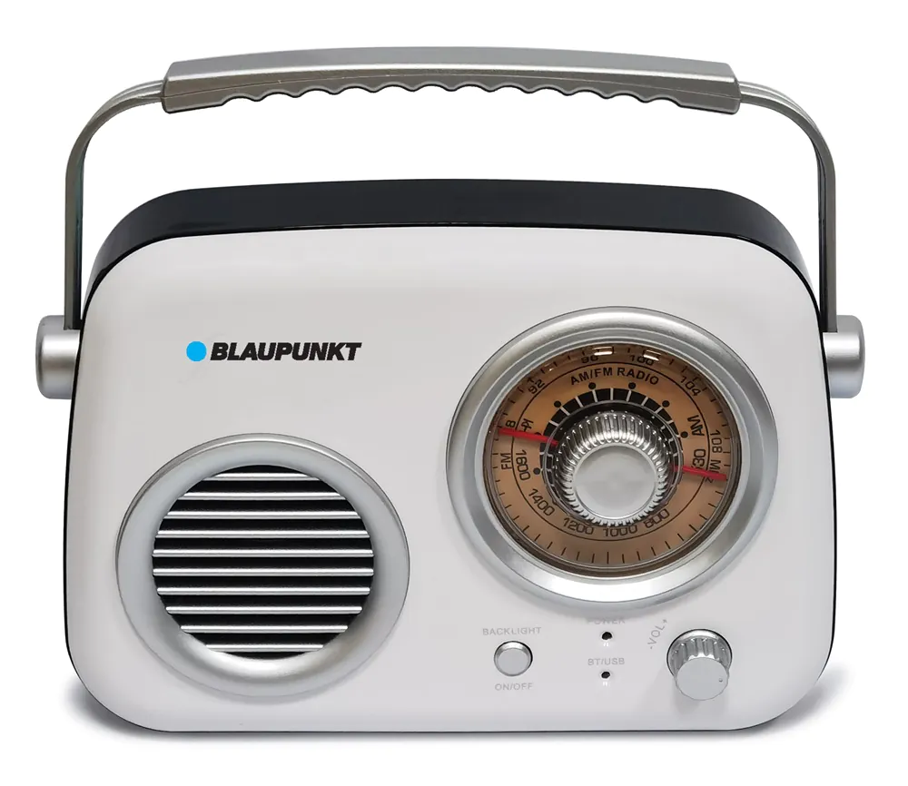 רדיו נייד בעיצוב רטרו Blaupunkt BP-1550 – AM/FM, Bluetooth וסוללה נטענת מובנית 1 Blaupunkt BP-1550 רדיו נייד בעיצוב רטרו