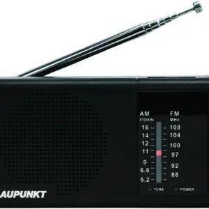 רדיו נייד AM/FM Blaupunkt BP-2150 – כוונון אנלוגי, רמקול מובנה, שקע אוזניות 3.5 מ״מ והפעלה בסוללות AA