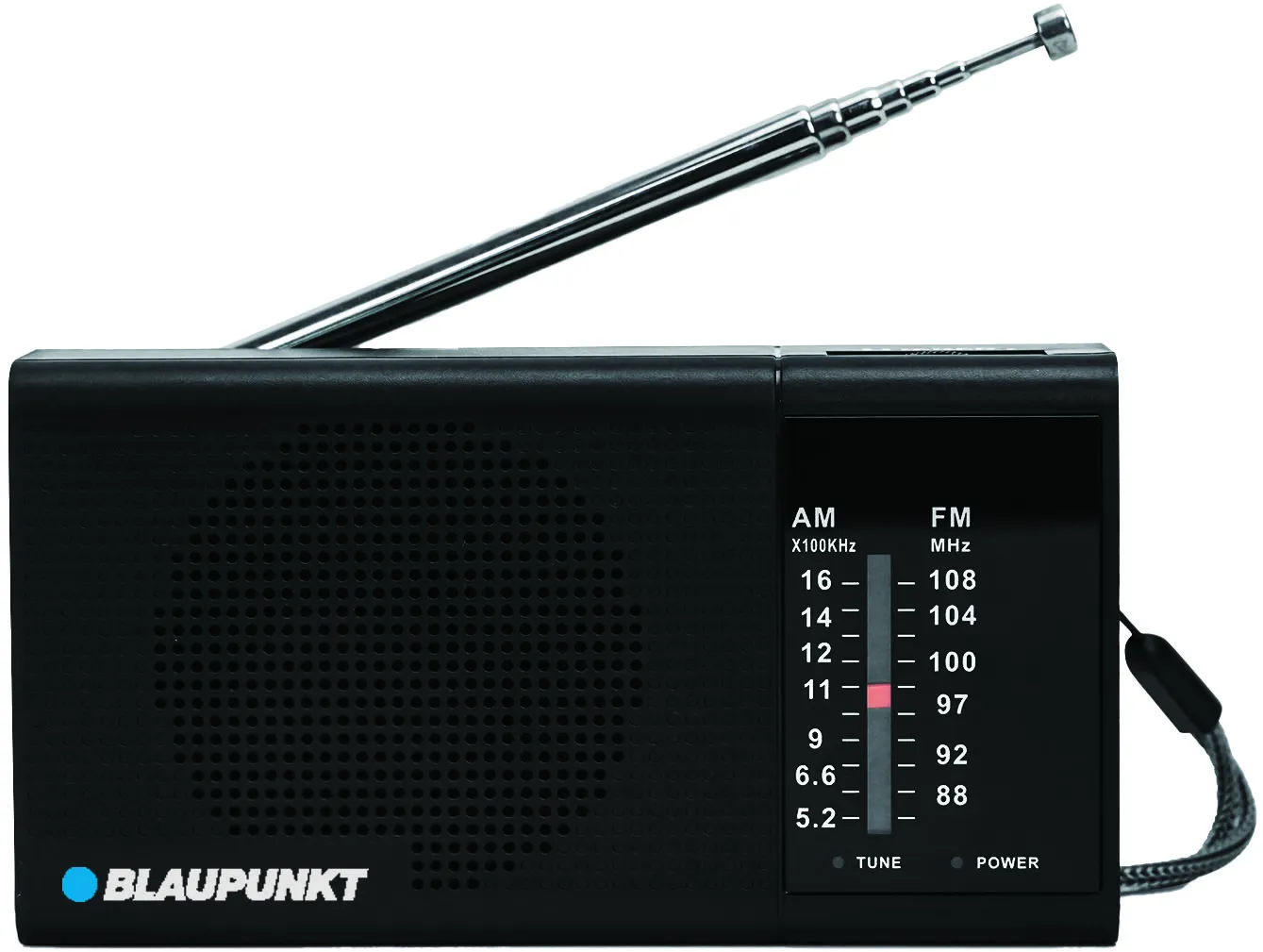 רדיו נייד AM/FM Blaupunkt BP-2150 – כוונון אנלוגי, רמקול מובנה, שקע אוזניות 3.5 מ״מ והפעלה בסוללות AA 1 Blaupunkt BP-2150 רדיו נייד AM/FM