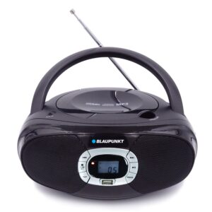 נגן CD נייד משולב רדיו Blaupunkt BP-4050 – Bluetooth, רדיו AM/FM, כניסת USB ו-AUX 3.5 מ״מ
