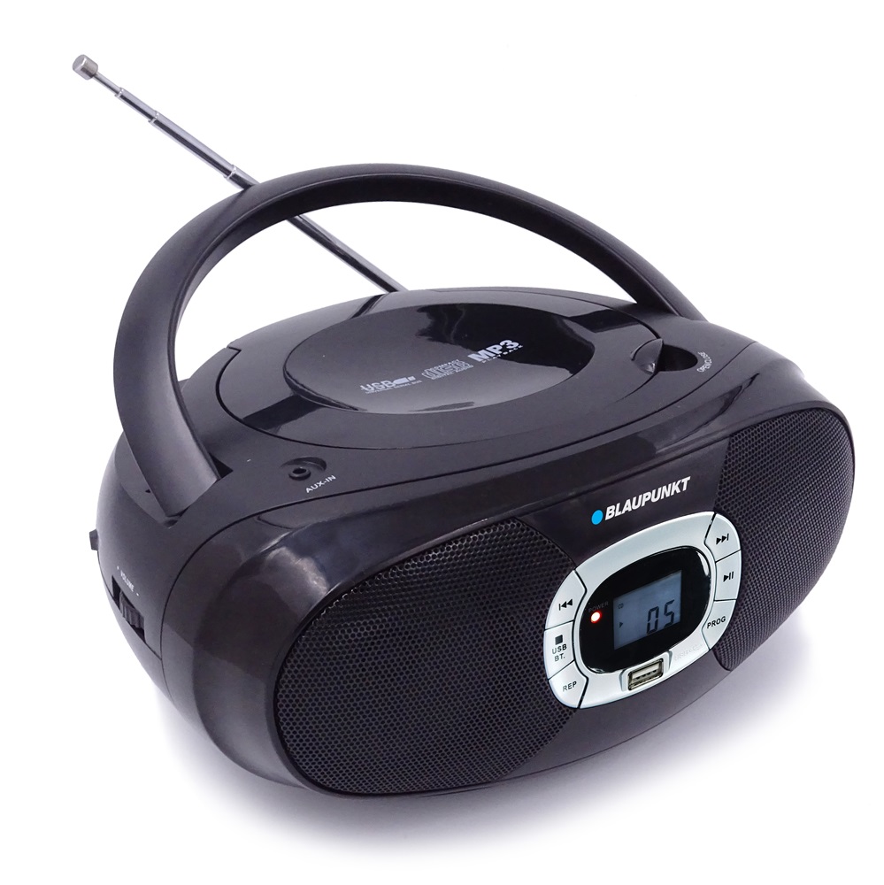 נגן CD נייד משולב רדיו Blaupunkt BP-4050 – Bluetooth, רדיו AM/FM, כניסת USB ו-AUX 3.5 מ״מ 3 Blaupunkt BP-4050 נגן CD ורדיו נייד 3
