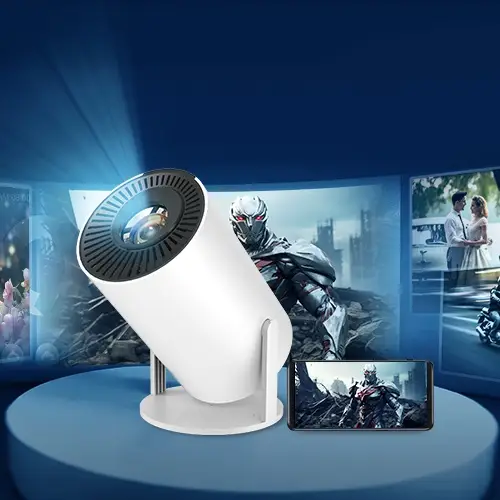 מקרן LED ביתי Blaupunkt BP-5094X עם Android TV מובנה – HD 720p והקרנה עד 150 אינץ׳ 2 Blaupunkt BP-5094X מקרן Android TV 2
