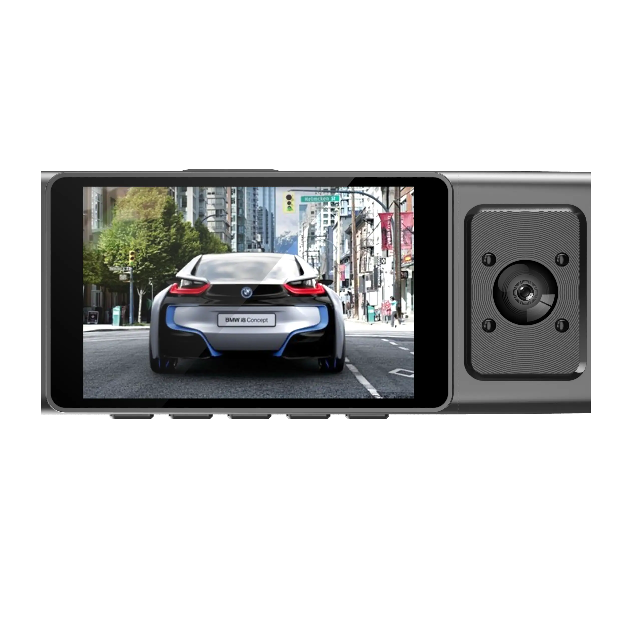 מצלמת דרך Blaupunkt UNI Car 1000X עם 3 עדשות – צילום Full HD קדימה, אחורה ובתוך הרכב, מסך 3 אינץ׳ 5 Blaupunkt UNI Car 1000X מצלמת דרך 5