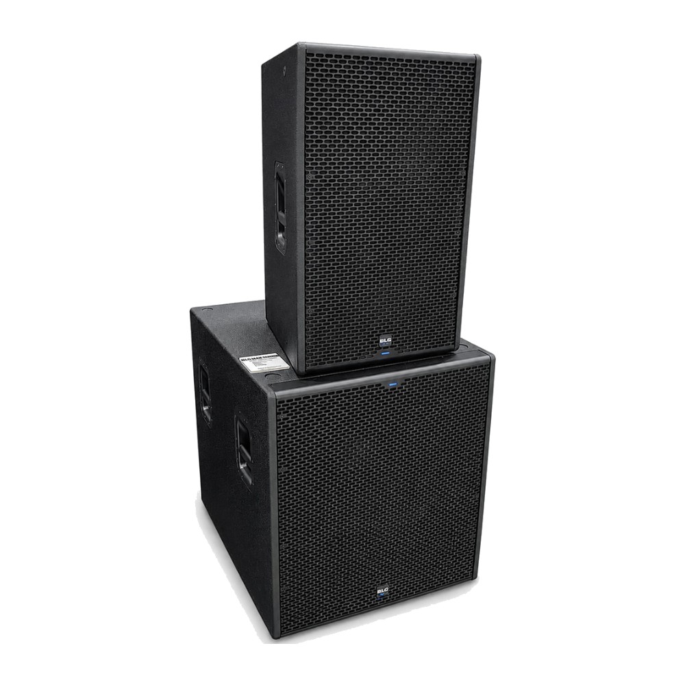 סט הגברה מוגבר 3400W – סאב 18" + טופ 15" – BLG MAX Set 1 סט הגברה מוגבר 3400W – סאב 18" + טופ 15" – BLG MAX Set