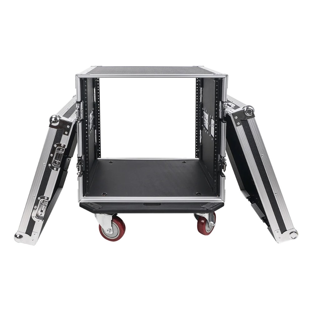 קייס ראק 10U על גלגלים Polman B-10U – 2 דלתות נשלפות ומדף למיקסר 3 קייס ראק 10U על גלגלים Polman B-10U עם דלתות נשלפות – תמונה 3