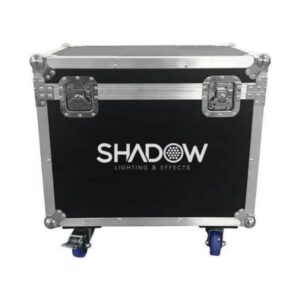 קייס לזוג ראשים נעים Shadow LMB145 – עץ ליבנה ואלומיניום עם גלגלים