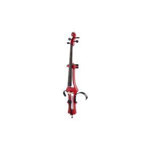 צ׳לו חשמלי Harley Benton אדום – פיקאפ Shadow אקטיבי, EQ, יציאת אוזניות ו-AUX, כולל תיק וקשת (יבוא בלעדי)