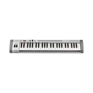 מקלדת שליטה MIDI 49 קלידים Swissonic – קלידים רגישים, גלגלי Pitch ו-Mod, מדף לטאבלט, USB (יבוא בלעדי)